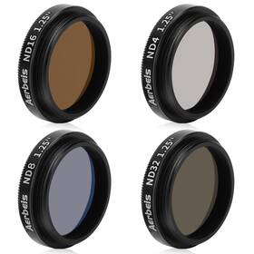 Aerbeis 764126140674 Best 1.25 Inch Moon Filter For Telescope Neutral Density Kit Nd4 Nd8 Nd16 Nd32