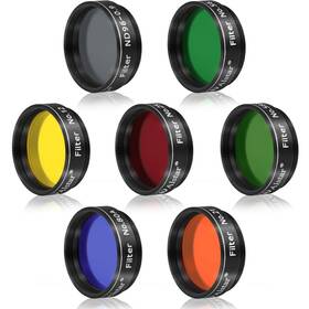 Fss1a Alstar Sku Am Filter Set Of 1.25-inch Seven Telescope Filters - Incredible Value To