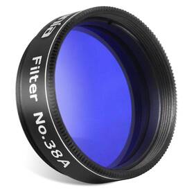 Astromania 970019290638 1.25 Inch Color/planetary Filter - #38a Dark Blue