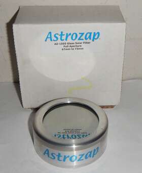 Az-1505 Astrozap Solar Filter 67mm 73mm Glass Full Aperture Meade 60 Telescope