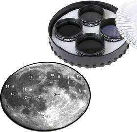 Celestron 94315 Moon Filter Kit Fits 1.25ft Telescope Eyepieces Includes 4 Neutra