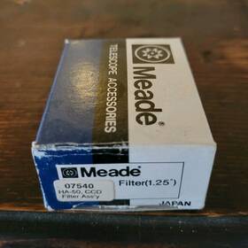 Meade 07540 Ha-50 Ccd Telescope Filter 1.25 In Series 4000 Compatible