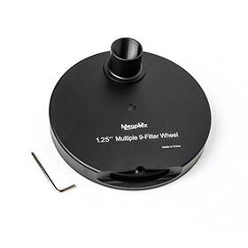 5263470436 Meoptex 1.25 Inch Multiple 9-position Filter Wheel For Telescope