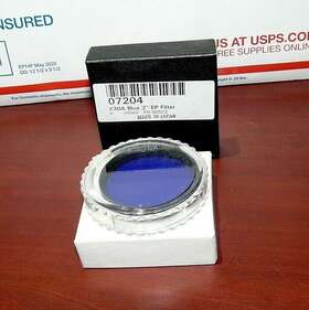 07294 Orion #38a Dark Blue 2 Inch Ep Filter For Telescope Made In Japan