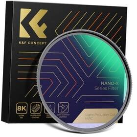Shenzhen Zhuoer Photograph Kf01.1117 Clear Natural Night Filter 28 Multi-layer Coatings Light Pollution 67mm