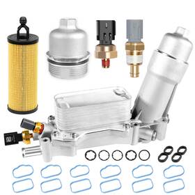 Soasembe B0dt5rsd3p 926-959 Upgraded Aluminum Engine Oil Filter Housing Kit Sensors And