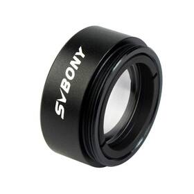 Svbony 601490381145 0.5x Telescope Focal Reducer 1.25 Inches Filter Thread 28x0.6mm On Both Sides
