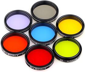 Svbony Fauf9135a Telescope Filter 1.25 Inch Moon Cpl Five Color Filters Kit For Enhance