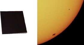 Thousand Oaks Optical 313043957935 4 Inch X4 Solar Filter Sheet For Telescopes Binoculars And Cameras