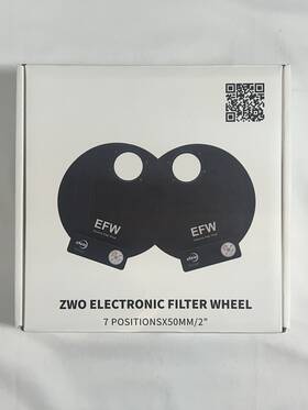 Zwo 782917932130 Efw Electronic Filter Wheel 7 Positions X 50mm / 2 Inch Efw-7x2