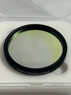 Zwo Zwo-db2 2 Inch Duo-band Filter Light Pollution Reduction Db2 Astrophotography Filters