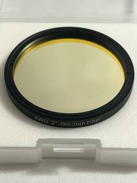 Zwo Zwo-oii7nmd2 2 Inch Oiii 7nm D2 Filter Astrophotography Filters Zwo-oiii Oxygen Iii
