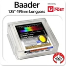 Baader 1.25" 495NM Yellow Longpass Ca/purple Fringe Killer + Clarity #2458301. Fixed Price $71.76.