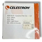 Celestron 1.25 Inch Four Filter Set. Fixed Price $40.00.