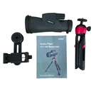 Gosky Piper 12 X 55 Monocular + Tripod Quick Smartphone Holder Manual Dc. Fixed Price $64.50.